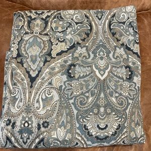 Pottery Barn Mackenna Medallion Drape Set Of 2 Blue 50x96 Curtains Pair Mckenna